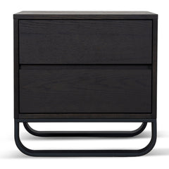 55cm Bedside Table | Dark Walnut | Myka Home