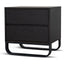 55cm Bedside Table | Dark Walnut | Myka Home