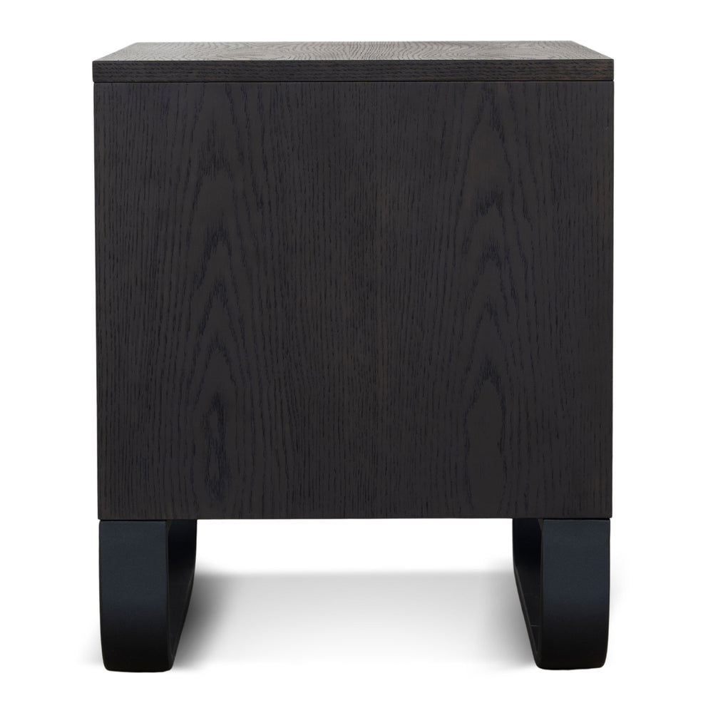 55cm Bedside Table | Dark Walnut | Myka Home - View 4