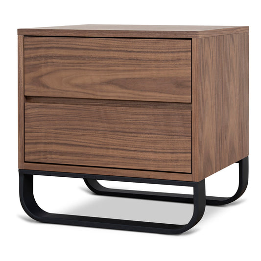 55cm Bedside Table | Walnut | Myka Home
