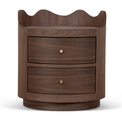 51cm Bedside Table | Walnut | Myka Home