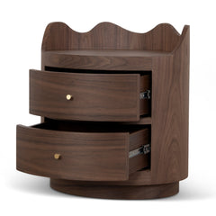 51cm Bedside Table | Walnut | Myka Home