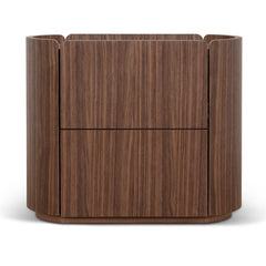 60cm Bedside Table | Walnut | Myka Home