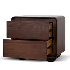 56cm Bedside Table | Walnut | Myka Home