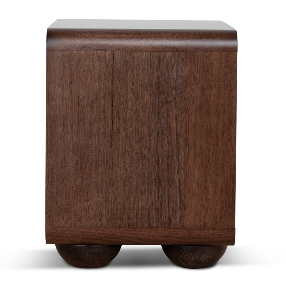56cm Bedside Table | Walnut | Myka Home - View 4