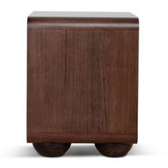 56cm Bedside Table | Walnut | Myka Home