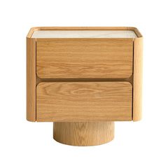 Stone Top Bedside Table | Natural | Myka Home