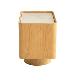 Stone Top Bedside Table | Natural | Myka Home