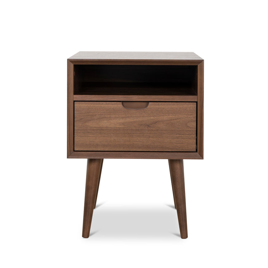 CST221WAL-VN SQ Wooden Bedside Table - Walnut - View 2