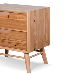 Ex Display - CST6467-AW Bedside Table - Wormy Chestnut