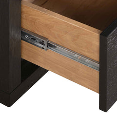 Ex Display - CST6594-VA Bedside Table - Textured Espresso Black