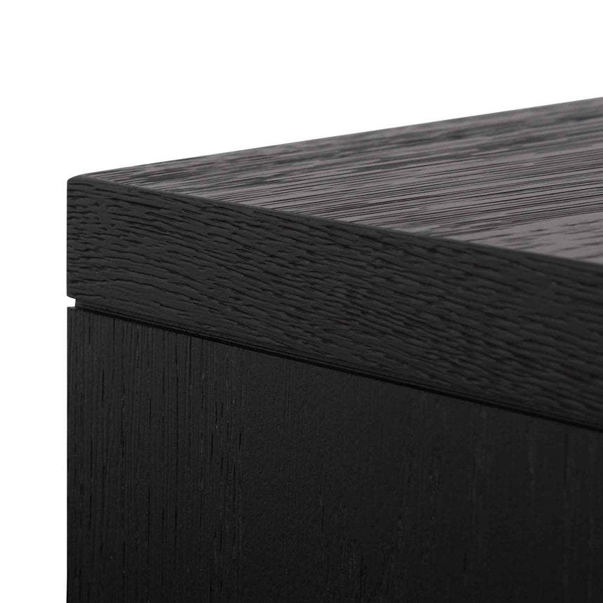 Bedside Table | Textured Espresso Black | Myka Home - View 6