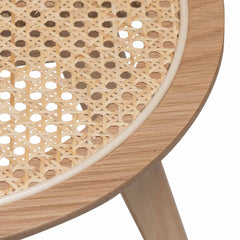 Nested Side Table | Natural with Rattan Top | Myka Home