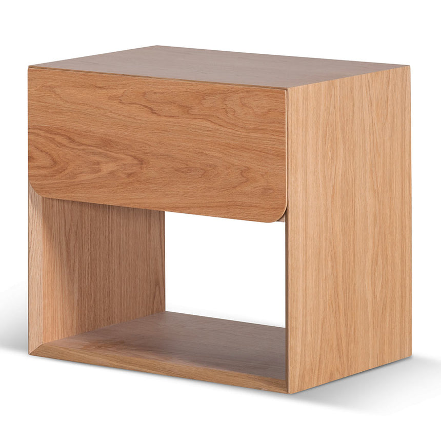 Oak Bedside Table | Natural | Myka Home - View 3