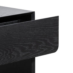 CST6716-CN Oak Bedside Table - Black