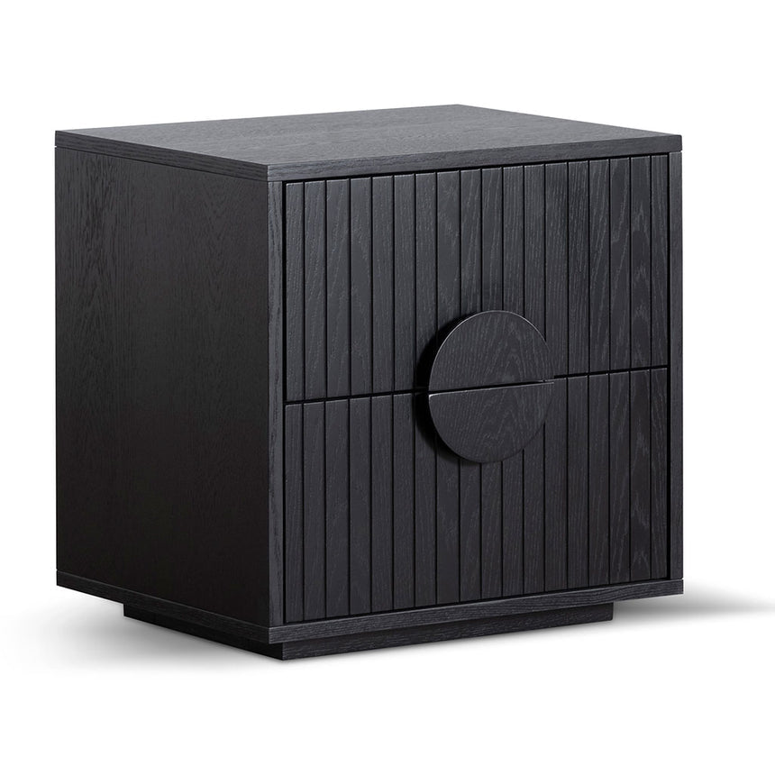 Bedside Table | Black Oak | Myka Home - View 5