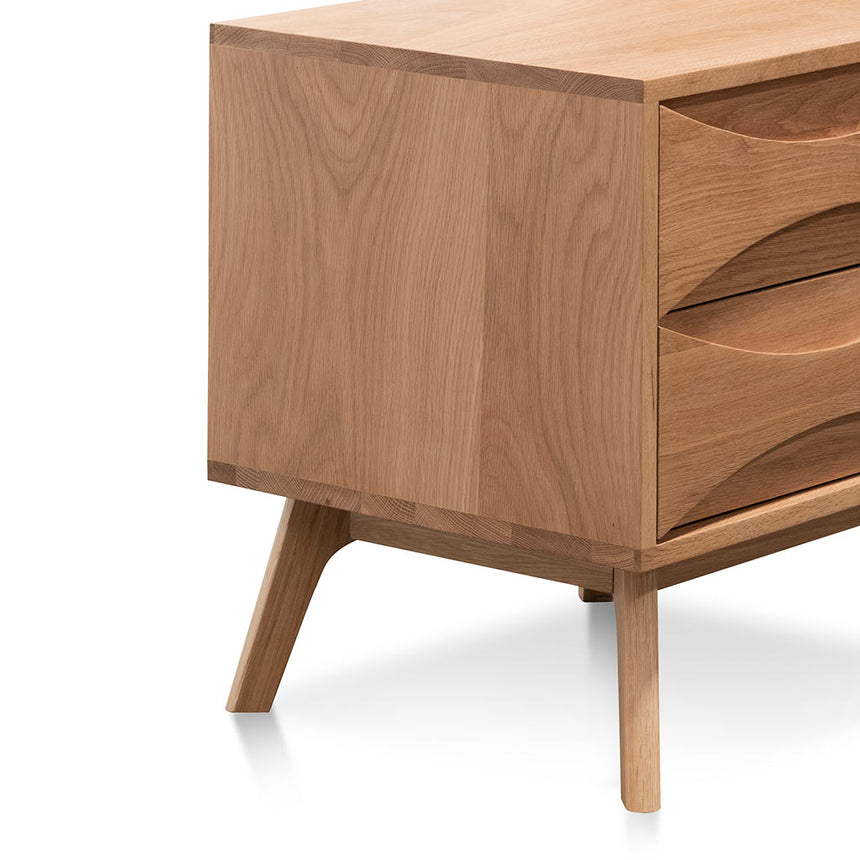 2 Drawer Bedside Table | Natural | Myka Home - View 13