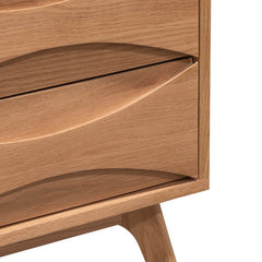 CST6805-OW 2 Drawer Bedside Table - Natural