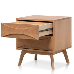 CST6805-OW 2 Drawer Bedside Table - Natural