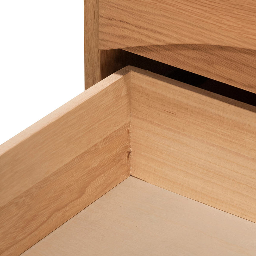 2 Drawer Bedside Table | Natural | Myka Home - View 8