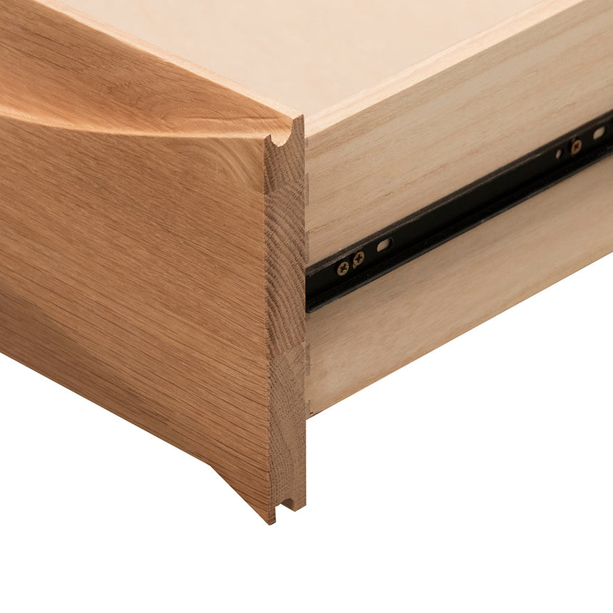2 Drawer Bedside Table | Natural | Myka Home - View 7