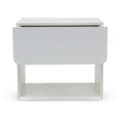 Ex Display - CST6911-CN Oak Bedside Table - White