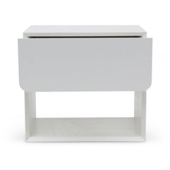 Oak Bedside Table | White | Myka Home