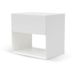 Ex Display - CST6911-CN Oak Bedside Table - White