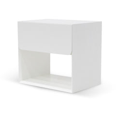 Oak Bedside Table | White | Myka Home
