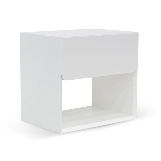 Ex Display - CST6911-CN Oak Bedside Table - White