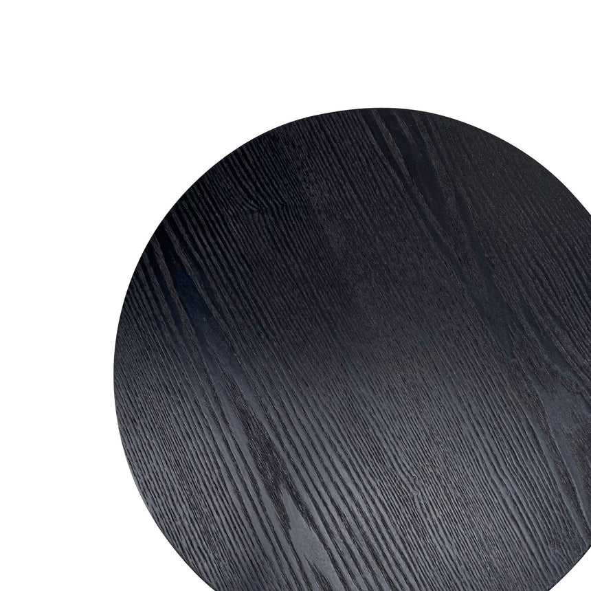 Round Side Table | Full Black | Myka Home - View 5