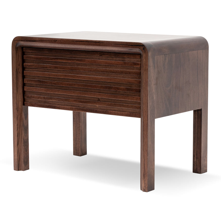 Single Drawer Bedside Table | Walnut | Myka Home