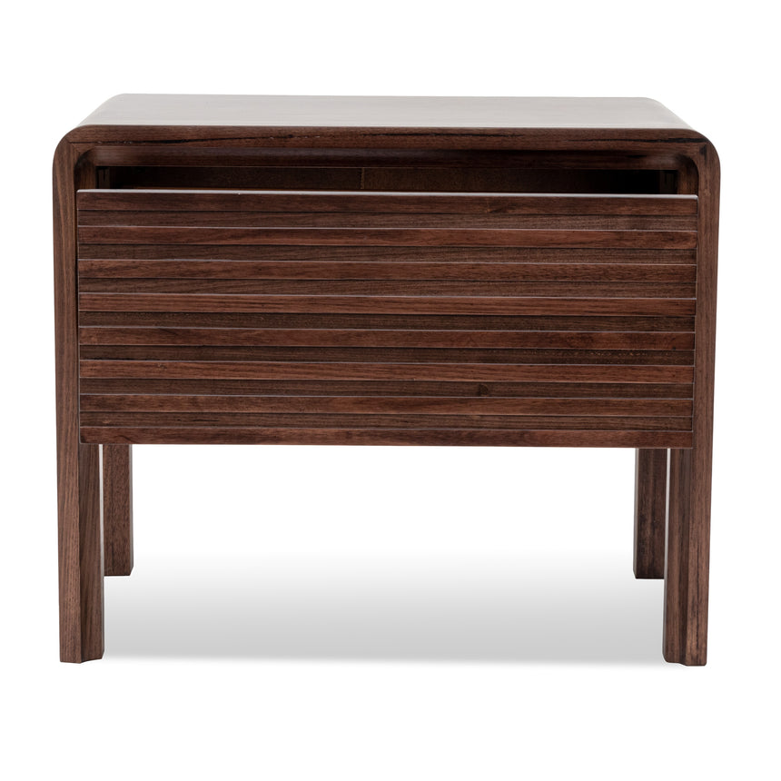 Single Drawer Bedside Table | Walnut | Myka Home - View 4