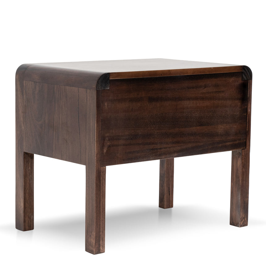 Single Drawer Bedside Table | Walnut | Myka Home - View 6