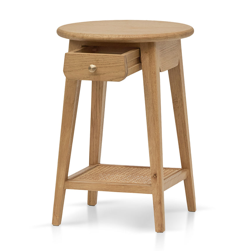 Round Side Table | Natural | Myka Home - View 3