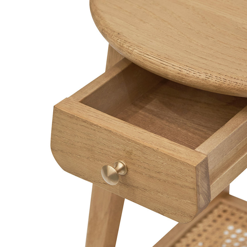 Round Side Table | Natural | Myka Home - View 4