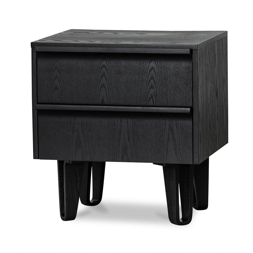 Bedside Table | Full Black | Myka Home