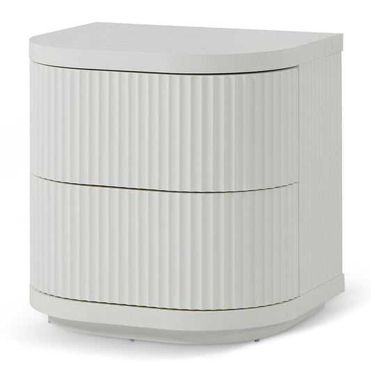 Ex Display - CST8344-DW Bedside Table - Full White