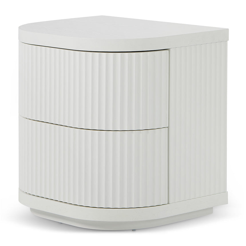 Bedside Table | Full White | Myka Home - View 3