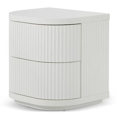 CST8344-DW Bedside Table - Full White