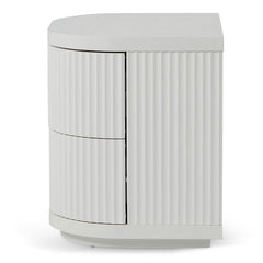 Ex Display - CST8344-DW Bedside Table - Full White