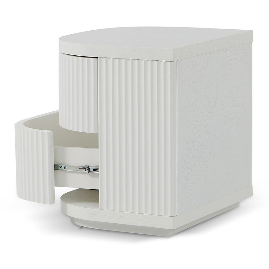 Bedside Table | Full White | Myka Home - View 8
