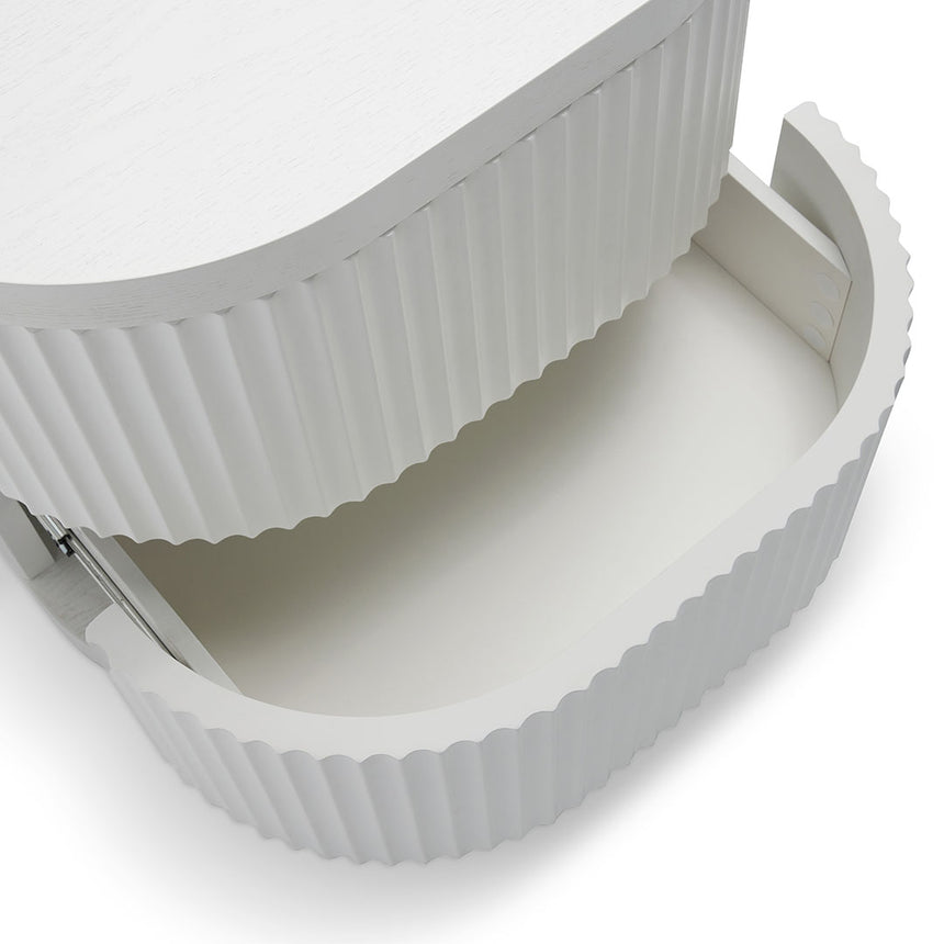 Bedside Table | Full White | Myka Home - View 10