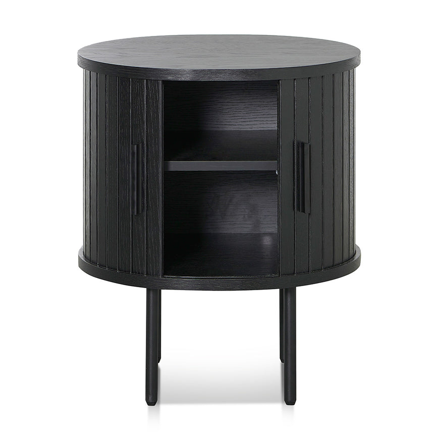 Side Table | Full Black | Myka Home - View 3