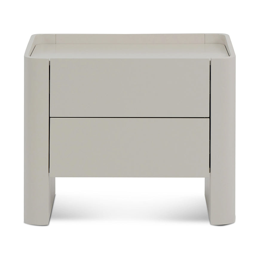 Bedside Table | Warm Grey | Myka Home - View 3