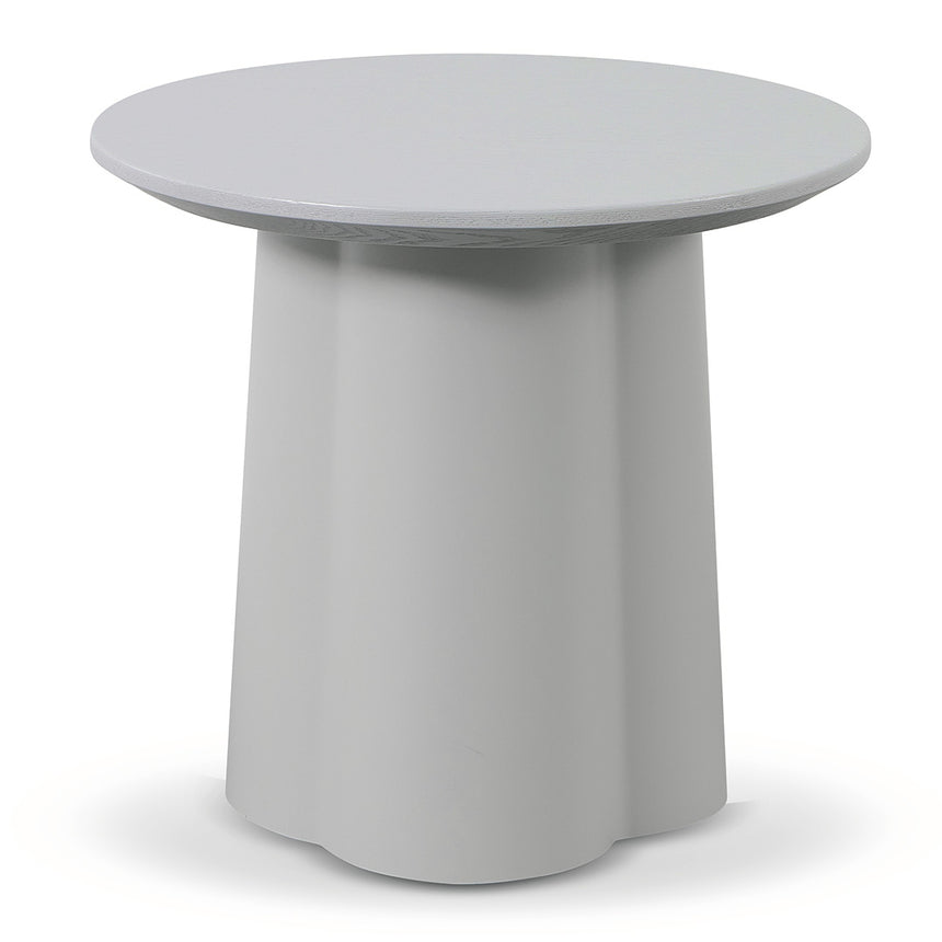 Round Side Table | Light Grey | Myka Home - View 2