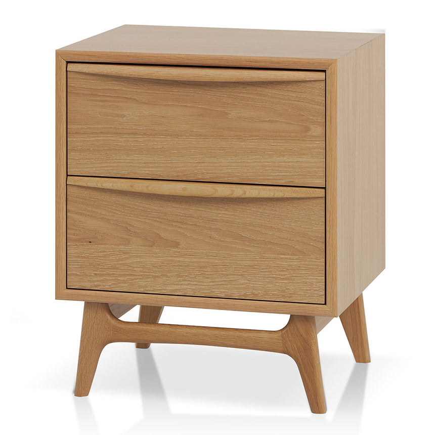 2 Drawer Bedside Table | Natural Oak | Myka Home