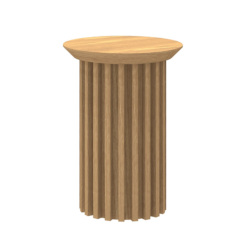 Round Side Table | Natural Oak | Myka Home