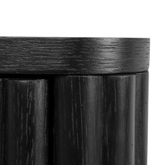 CST8628-KD Bedside Table - Full Black