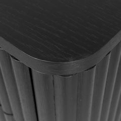 CST8628-KD Bedside Table - Full Black